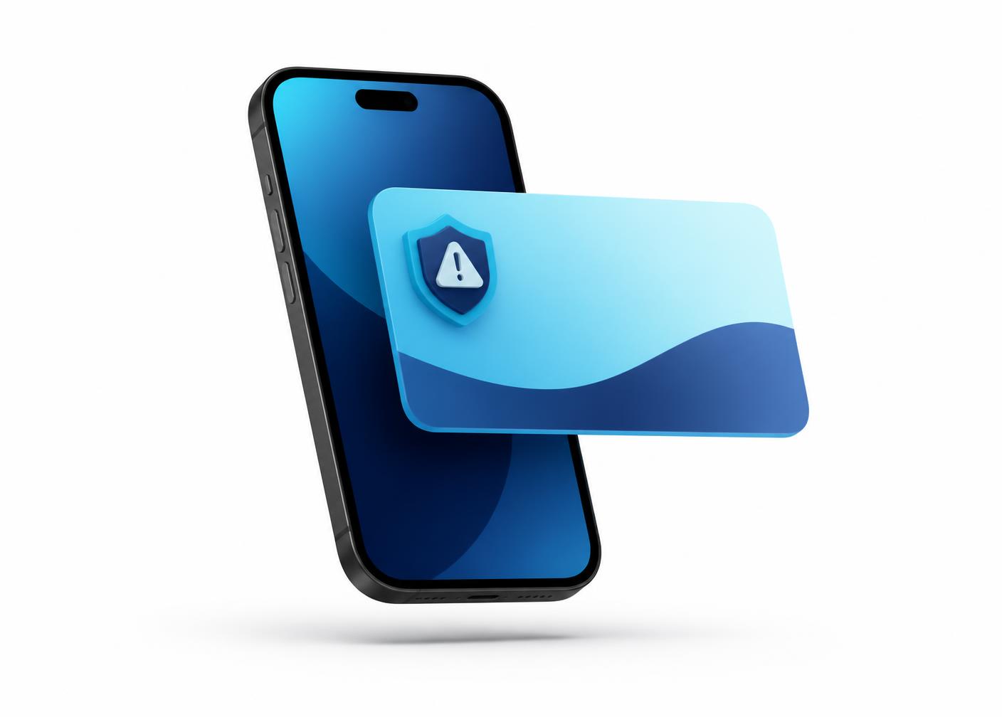 Ejemplo de alerta de Yotta ante un enlace riesgoso en un celular